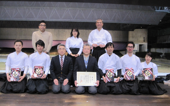 写真：第６５回東京都支部対抗弓道大会